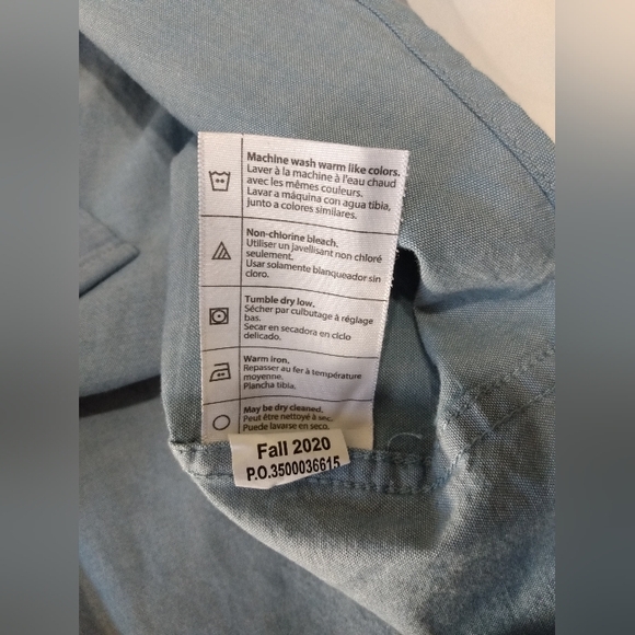 Like New Carhartt Soft Cotton Made in India Short Sleeve Button work Shirt L XL - Picture 13 of 13